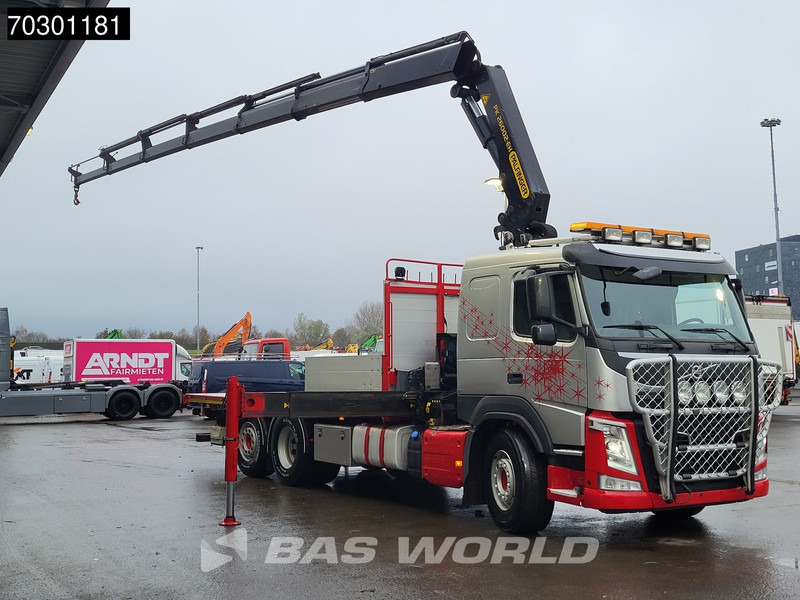 Volvo FM 410 FM 6X2 Palfinger PK 26002-EH E Kran Crane Lift +steering axle Automatic Euro 6 - Truk flatbed, Truk derek: gambar 3 Volvo FM 410 FM 6X2 Palfinger PK 26002-EH E Kran Crane Lift +steering axle Automatic Euro 6 - Truk flatbed, Truk derek: gambar 3