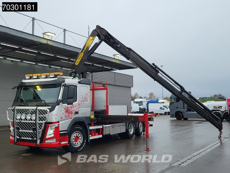 Volvo FM 410 FM 6X2 Palfinger PK 26002-EH E Kran Crane Lift +steering axle Automatic Euro 6 - Truk flatbed, Truk derek: gambar 5 Volvo FM 410 FM 6X2 Palfinger PK 26002-EH E Kran Crane Lift +steering axle Automatic Euro 6 - Truk flatbed, Truk derek: gambar 5