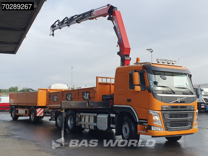 Volvo FM 420 6X2 Combi HMF 2120 K 4 Crane Kran Lift+lenkasche Euro 6 - Truk jungkit, Truk derek: gambar 3 Volvo FM 420 6X2 Combi HMF 2120 K 4 Crane Kran Lift+lenkasche Euro 6 - Truk jungkit, Truk derek: gambar 3