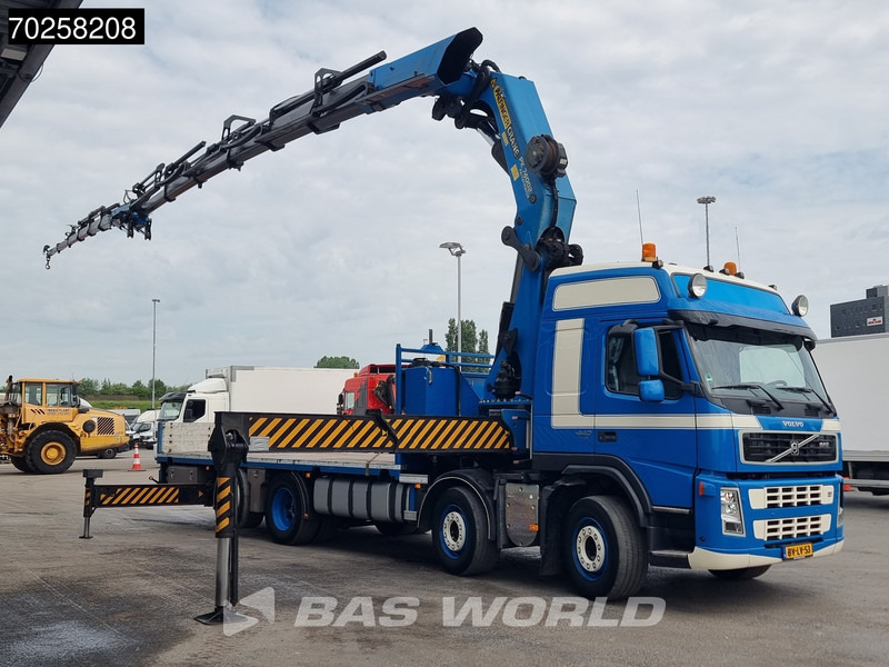 Volvo FM 440 8X2 Palfinger PK74002 + JIB + Winch Lift-Lenkachse Euro 5 - Truk flatbed, Truk derek: gambar 3 Volvo FM 440 8X2 Palfinger PK74002 + JIB + Winch Lift-Lenkachse Euro 5 - Truk flatbed, Truk derek: gambar 3