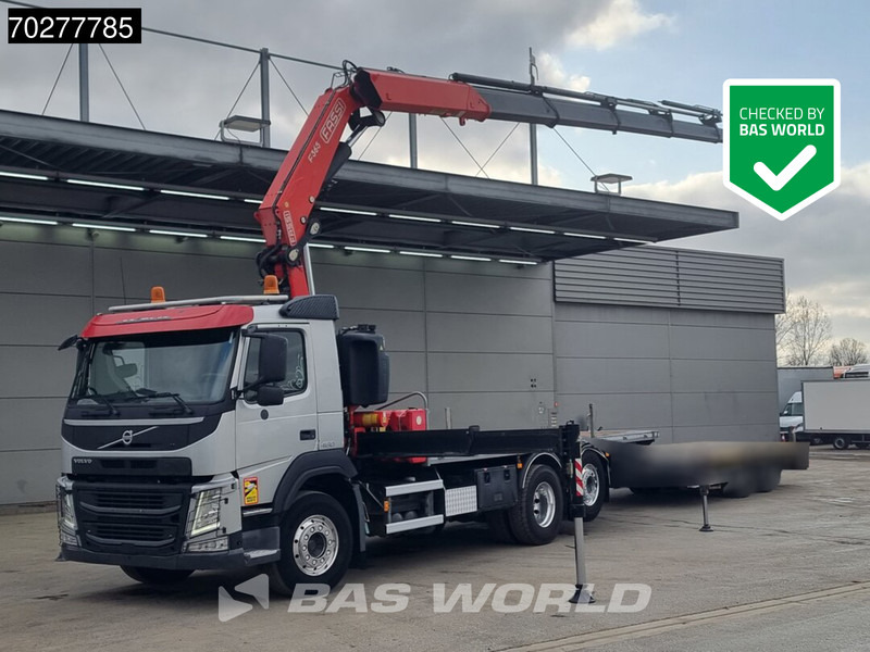 Volvo FM 460 6X2 Fassi F365A.2.25 E-Dynamic Retarder Euro 6 Kraan Crane - Truk flatbed, Truk derek: gambar 1 Volvo FM 460 6X2 Fassi F365A.2.25 E-Dynamic Retarder Euro 6 Kraan Crane - Truk flatbed, Truk derek: gambar 1