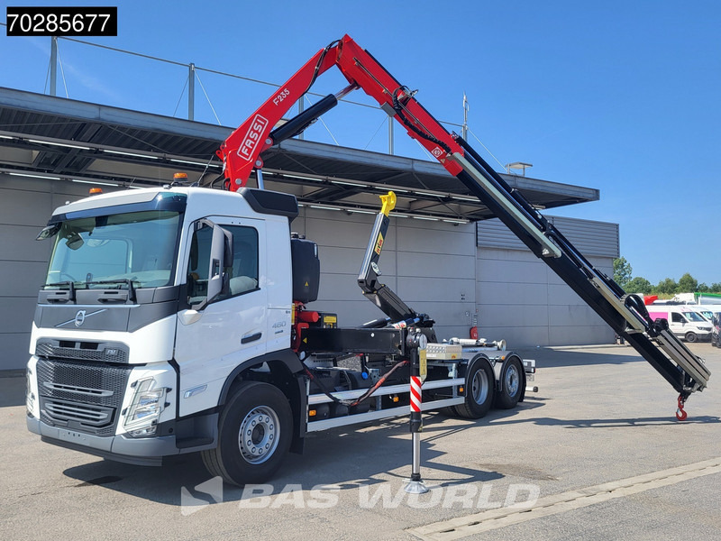 Volvo FM 460 6X2 NEW! FASSI F235A.0.25 Kran + HYVA 20-57-S Lift+steering axle Euro 6 - Hook lift, Truk derek: gambar 5 Volvo FM 460 6X2 NEW! FASSI F235A.0.25 Kran + HYVA 20-57-S Lift+steering axle Euro 6 - Hook lift, Truk derek: gambar 5