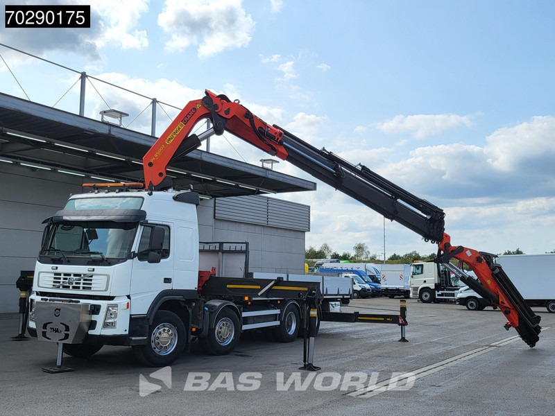 Volvo FM 480 8X2 Palfinger PK85002 Crane+Jib Lifting-Axle Big-Axle Automatic Euro 4 - Truk flatbed, Truk derek: gambar 5 Volvo FM 480 8X2 Palfinger PK85002 Crane+Jib Lifting-Axle Big-Axle Automatic Euro 4 - Truk flatbed, Truk derek: gambar 5