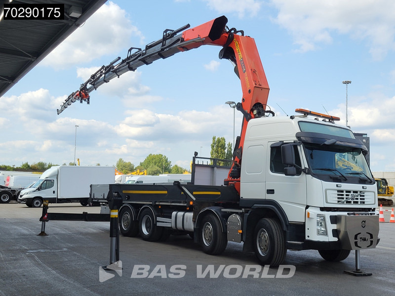 Volvo FM 480 8X2 Palfinger PK85002 Crane+Jib Lifting-Axle Big-Axle Automatic Euro 4 - Truk flatbed, Truk derek: gambar 3 Volvo FM 480 8X2 Palfinger PK85002 Crane+Jib Lifting-Axle Big-Axle Automatic Euro 4 - Truk flatbed, Truk derek: gambar 3