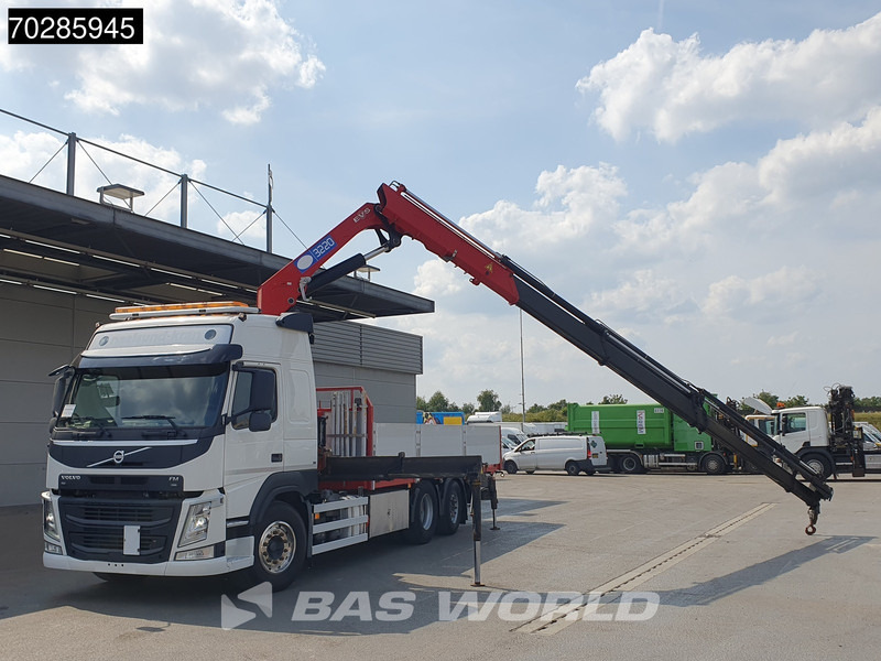 Volvo FM 500 6X2 HMF 3220-K7 Lift-Steering Axle Crane Kran Euro 6 - Truk flatbed, Truk derek: gambar 5 Volvo FM 500 6X2 HMF 3220-K7 Lift-Steering Axle Crane Kran Euro 6 - Truk flatbed, Truk derek: gambar 5