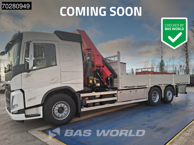 Volvo FM 500 6X2 NEW! Palfinger PK41002 EH-E Kran Crane Lift-steering Axle Euro 6 - Truk flatbed, Truk derek: gambar 1 Volvo FM 500 6X2 NEW! Palfinger PK41002 EH-E Kran Crane Lift-steering Axle Euro 6 - Truk flatbed, Truk derek: gambar 1