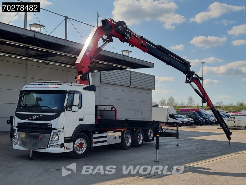 Volvo FM 500 8X4 HMF5020 K6 + Fly Jib Lift+Lenkachse Crane Kran Euro 6 - Truk flatbed, Truk derek: gambar 5 Volvo FM 500 8X4 HMF5020 K6 + Fly Jib Lift+Lenkachse Crane Kran Euro 6 - Truk flatbed, Truk derek: gambar 5