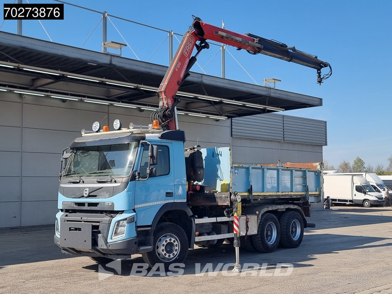 Volvo FMX 420 6X4 Fassi F155A.2.22 Crane 9m3 Big-Axle Automatic Euro 5 - Truk jungkit, Truk derek: gambar 1 Volvo FMX 420 6X4 Fassi F155A.2.22 Crane 9m3 Big-Axle Automatic Euro 5 - Truk jungkit, Truk derek: gambar 1