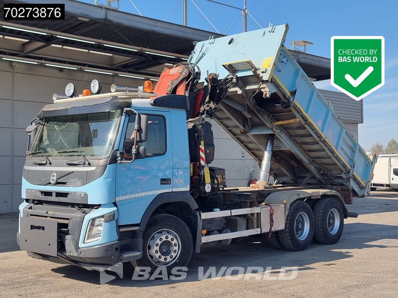 Volvo FMX 420 6X4 Fassi F155A.2.22 Crane 9m3 Big-Axle Automatic Euro 5 - Truk jungkit, Truk derek: gambar 5 Volvo FMX 420 6X4 Fassi F155A.2.22 Crane 9m3 Big-Axle Automatic Euro 5 - Truk jungkit, Truk derek: gambar 5