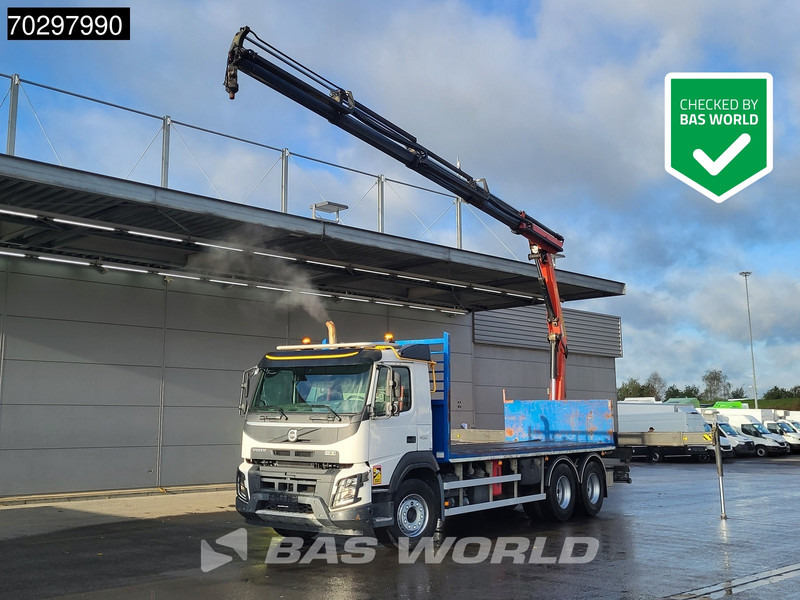 Volvo FMX 450 FMX 6X4 Palfinger PK18002 EH Crane Manual Euro 6 - Truk flatbed, Truk derek: gambar 1 Volvo FMX 450 FMX 6X4 Palfinger PK18002 EH Crane Manual Euro 6 - Truk flatbed, Truk derek: gambar 1