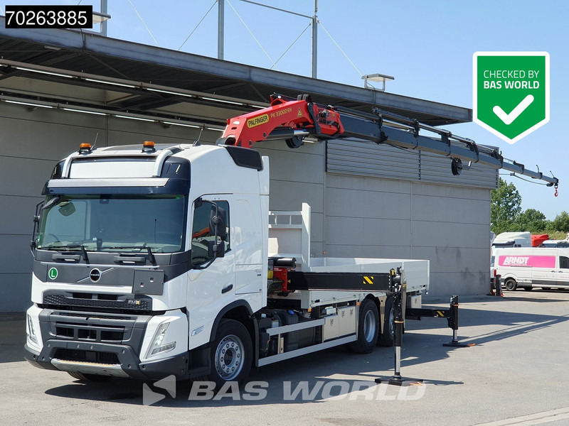Volvo FMX 460 6X2 Palfinger PK33002 Crane 8 Extensions Lift+Lenkachse ADR VEB+ Euro 6 - Truk flatbed, Truk derek: gambar 1 Volvo FMX 460 6X2 Palfinger PK33002 Crane 8 Extensions Lift+Lenkachse ADR VEB+ Euro 6 - Truk flatbed, Truk derek: gambar 1