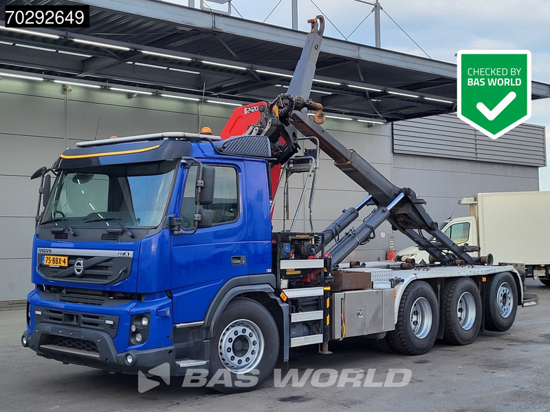 Volvo FMX 460 FMX 8X4 NL-Truck HMF 2420-K3 Kran Crane 26tons Hyva-lift VEB+ Euro 5 - Hook lift, Truk derek: gambar 1 Volvo FMX 460 FMX 8X4 NL-Truck HMF 2420-K3 Kran Crane 26tons Hyva-lift VEB+ Euro 5 - Hook lift, Truk derek: gambar 1