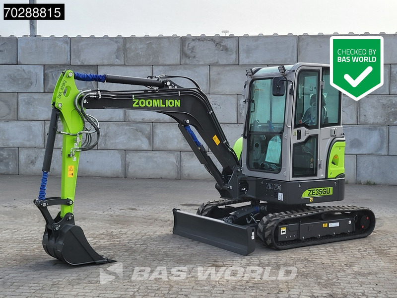 Zoomlion ZE35 GU A/C - CE CERTIFIED - Ekskavator mini: gambar 1 Zoomlion ZE35 GU A/C - CE CERTIFIED - Ekskavator mini: gambar 1