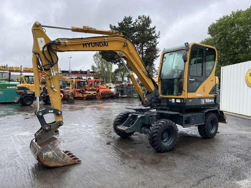 Hyundai ROBEX 55W-9 / R55W-9 - Ekskavator roda: gambar 3 Hyundai ROBEX 55W-9 / R55W-9 - Ekskavator roda: gambar 3