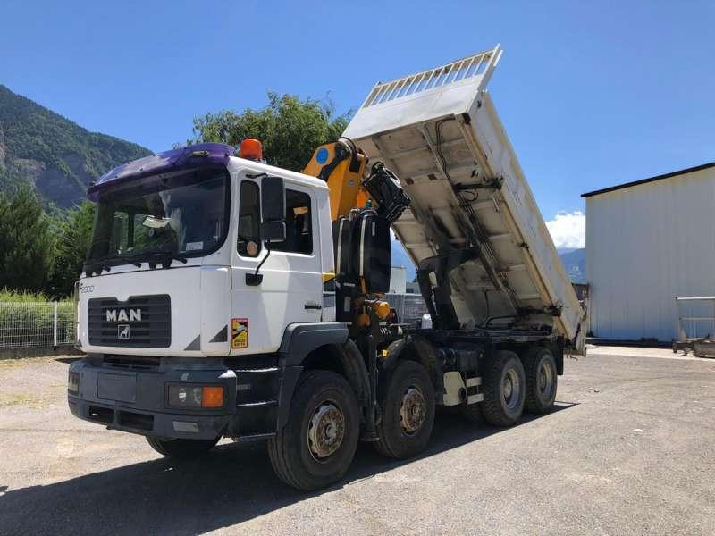 MAN GRUE F2000 - Truk jungkit: gambar 2 MAN GRUE F2000 - Truk jungkit: gambar 2