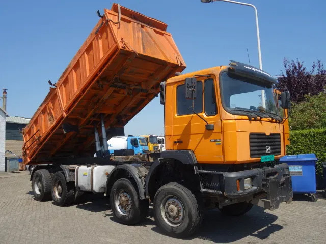 MAN 35-464 8x8 meiller kipper manual diesel pomp - Truk jungkit: gambar 2 MAN 35-464 8x8 meiller kipper manual diesel pomp - Truk jungkit: gambar 2