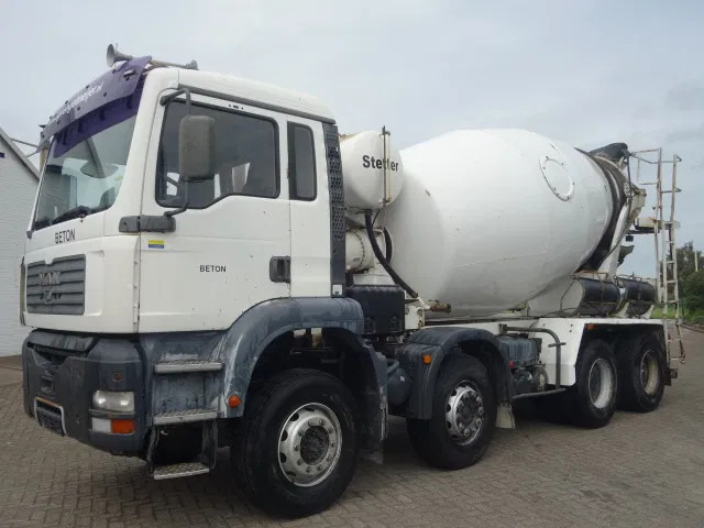 MAN TGA 35.360 8X4 MIXER STEEL SPRINGS BIG AXELS MANUAL FEUL POMP - Truk pengaduk beton: gambar 2 MAN TGA 35.360 8X4 MIXER STEEL SPRINGS BIG AXELS MANUAL FEUL POMP - Truk pengaduk beton: gambar 2