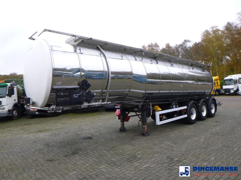 Crane Fruehauf Chemical tank inox 32.8 m3 / 1 comp - Semi-trailer tangki: gambar 1 Crane Fruehauf Chemical tank inox 32.8 m3 / 1 comp - Semi-trailer tangki: gambar 1