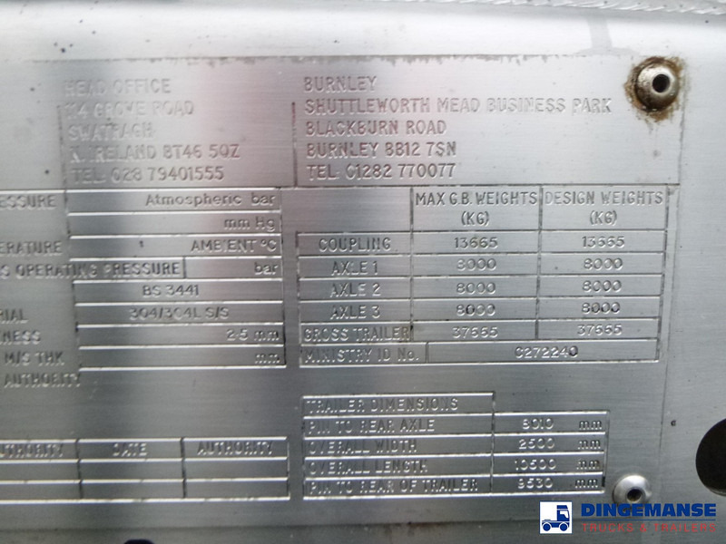 Leasing Crossland Food tank inox 30 m3 / 1 comp Crossland Food tank inox 30 m3 / 1 comp: gambar 17