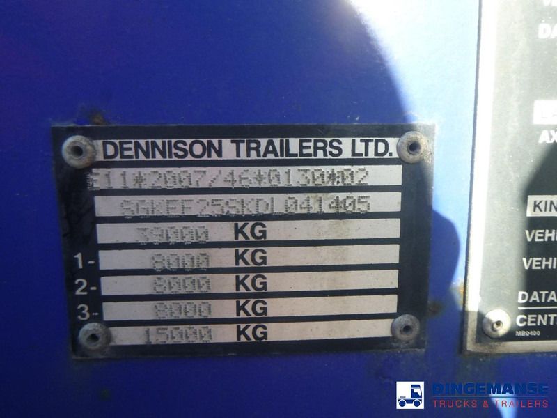 Semi-trailer pengangkut mobil Dennison 3-axle container trailer 20-30-40-45 ft: gambar 13 Semi-trailer pengangkut mobil Dennison 3-axle container trailer 20-30-40-45 ft: gambar 13
