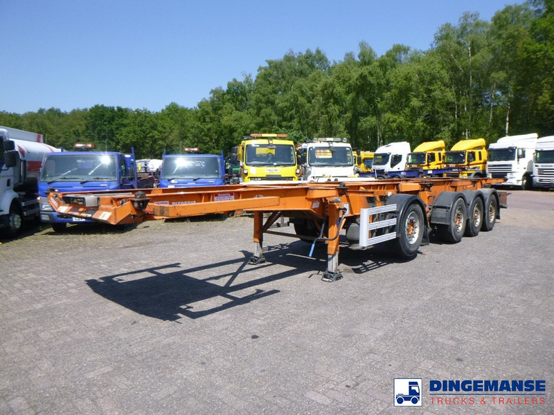 Dennison 4-axle container combi trailer (3 + 1 axles) 20-30-40-45 ft - Semi-trailer pengangkut mobil: gambar 1 Dennison 4-axle container combi trailer (3 + 1 axles) 20-30-40-45 ft - Semi-trailer pengangkut mobil: gambar 1