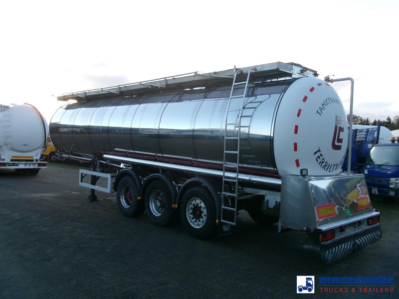 Feldbinder Chemical tank inox 33.5 m3 / 1 comp + pump - Semi-trailer tangki: gambar 3 Feldbinder Chemical tank inox 33.5 m3 / 1 comp + pump - Semi-trailer tangki: gambar 3