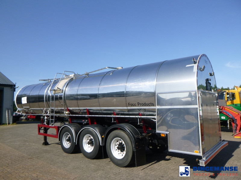Feldbinder Food tank inox 30 m3 / 1 comp - Semi-trailer tangki: gambar 3 Feldbinder Food tank inox 30 m3 / 1 comp - Semi-trailer tangki: gambar 3