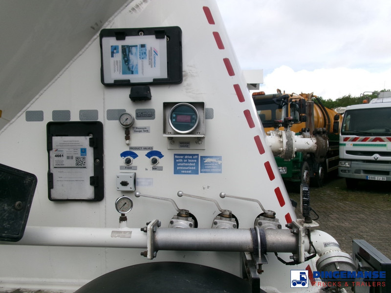 Semi-trailer tangki Feldbinder Powder tank alu 36 m3 / 1 comp: gambar 6
