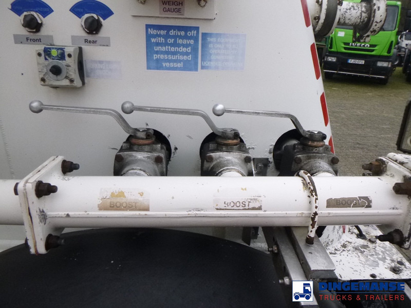 Semi-trailer tangki Feldbinder Powder tank alu 36 m3 / 1 comp: gambar 8