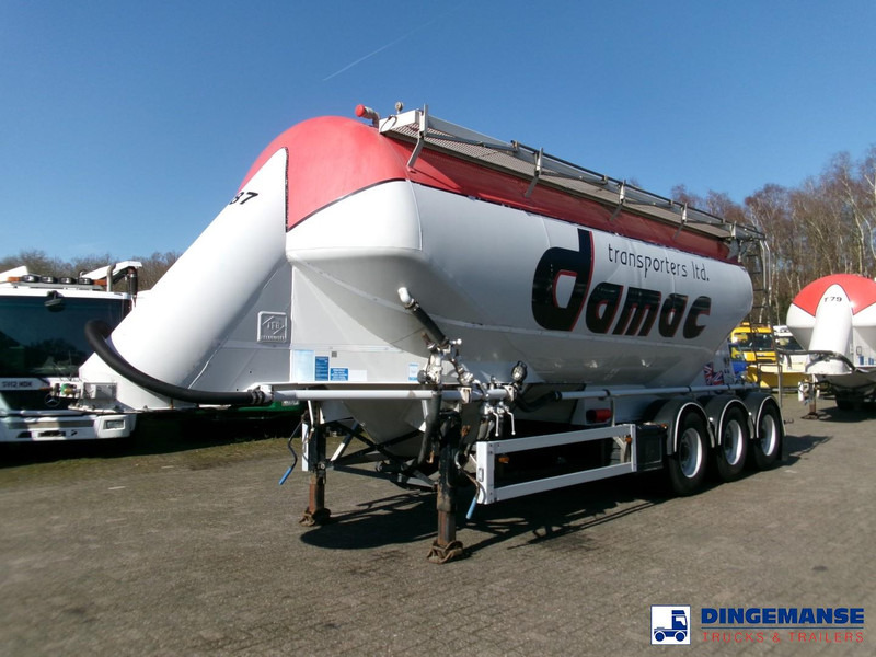 Feldbinder Powder tank alu 36 m3 / 1 comp - Semi-trailer tangki: gambar 1 Feldbinder Powder tank alu 36 m3 / 1 comp - Semi-trailer tangki: gambar 1