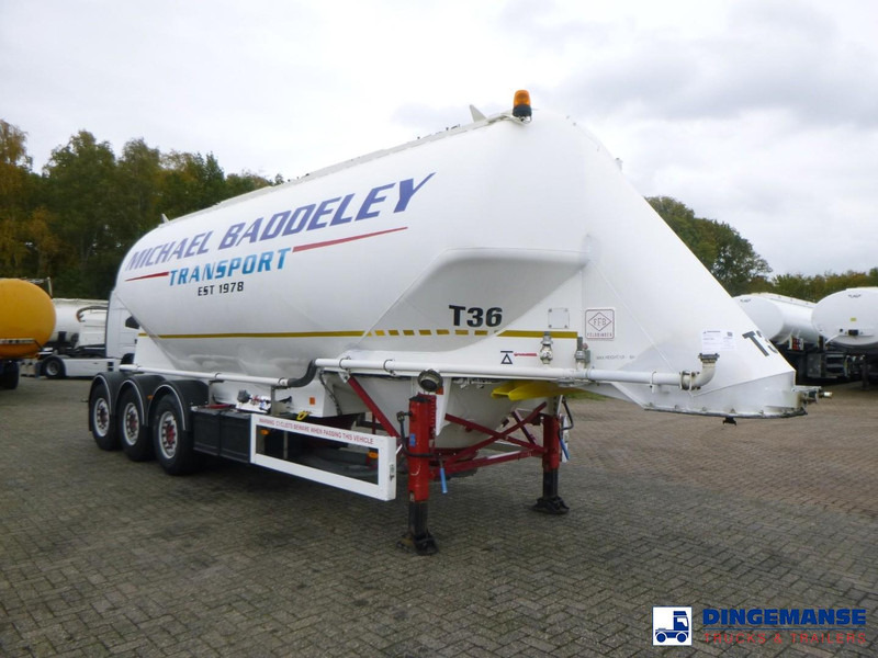 Feldbinder Powder tank alu 40 m3 / 1 comp - Semi-trailer tangki: gambar 2 Feldbinder Powder tank alu 40 m3 / 1 comp - Semi-trailer tangki: gambar 2