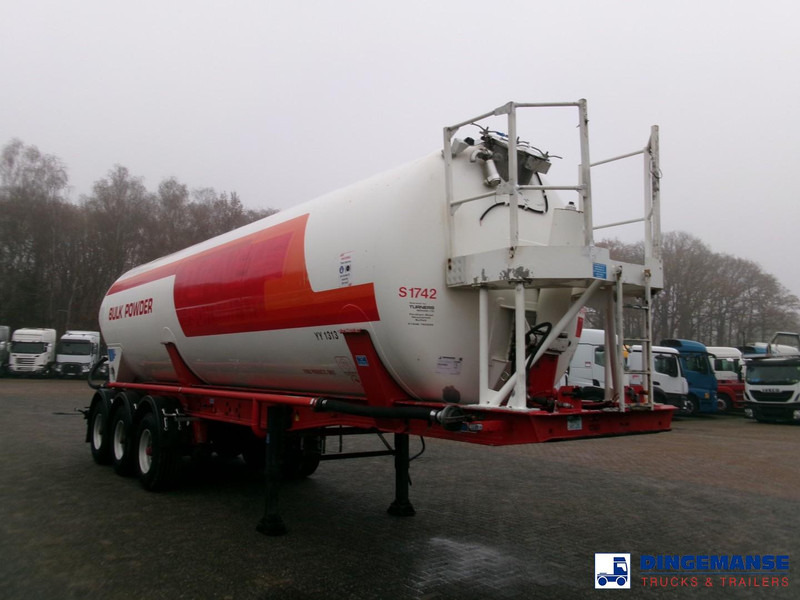 Feldbinder Powder tank alu 41 m3 (tipping) - Semi-trailer tangki: gambar 2 Feldbinder Powder tank alu 41 m3 (tipping) - Semi-trailer tangki: gambar 2