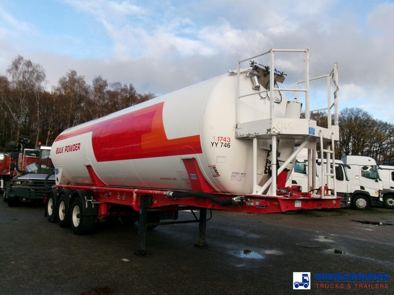 Feldbinder Powder tank alu 41 m3 (tipping) - Semi-trailer tangki: gambar 2 Feldbinder Powder tank alu 41 m3 (tipping) - Semi-trailer tangki: gambar 2