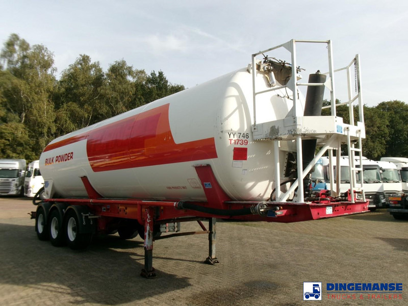 Feldbinder Powder tank alu 41 m3 (tipping) - Semi-trailer tangki: gambar 2 Feldbinder Powder tank alu 41 m3 (tipping) - Semi-trailer tangki: gambar 2