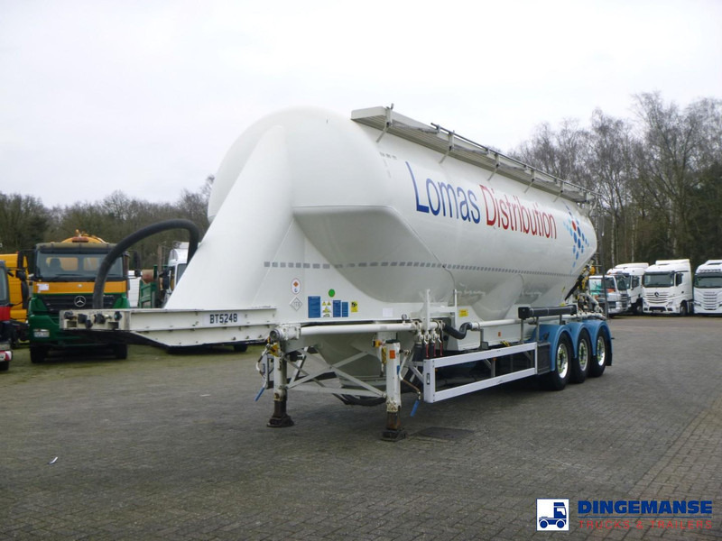 Feldbinder Powder tank alu 50 m3 / 1 comp - Semi-trailer tangki: gambar 1 Feldbinder Powder tank alu 50 m3 / 1 comp - Semi-trailer tangki: gambar 1