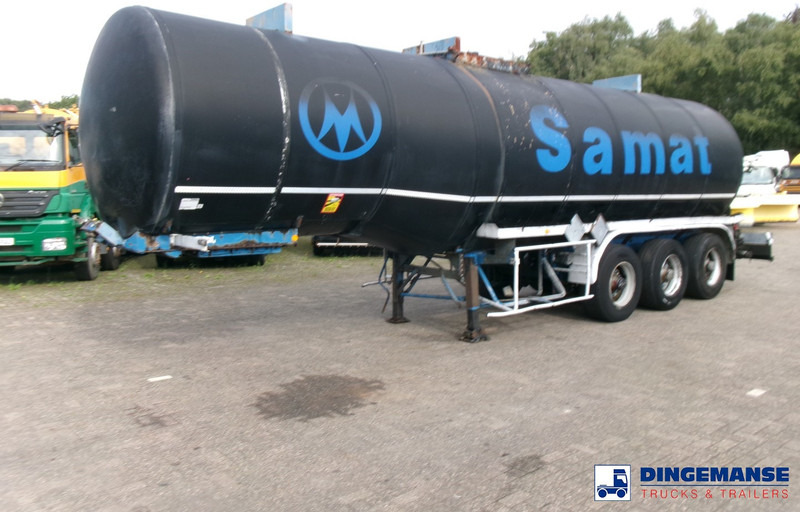Fruehauf Bitumen tank inox 31 m3 / 1 comp + mixer & engine - Semi-trailer tangki: gambar 1 Fruehauf Bitumen tank inox 31 m3 / 1 comp + mixer & engine - Semi-trailer tangki: gambar 1