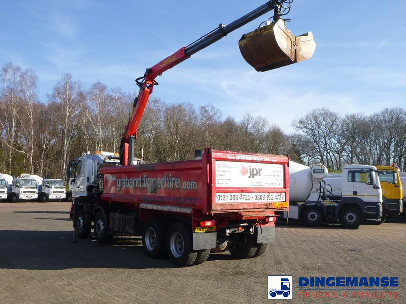 Hino FY1EUKA 8x4 tipper RHD + Palfinger E120L + grapple - Truk derek: gambar 4 Hino FY1EUKA 8x4 tipper RHD + Palfinger E120L + grapple - Truk derek: gambar 4