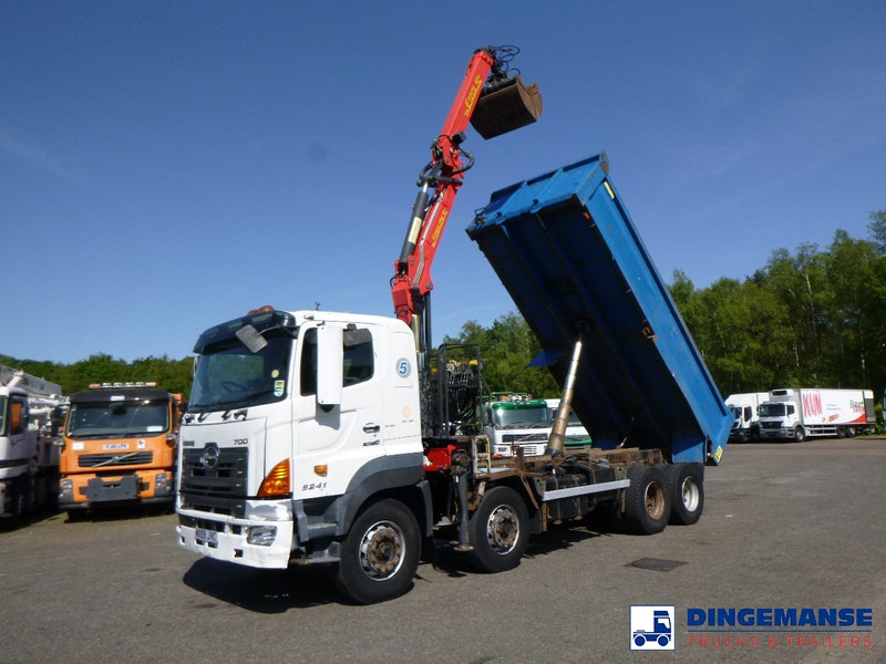 Hino FY1EUKA RHD + Palfinger E120L + grapple - Truk derek: gambar 1 Hino FY1EUKA RHD + Palfinger E120L + grapple - Truk derek: gambar 1