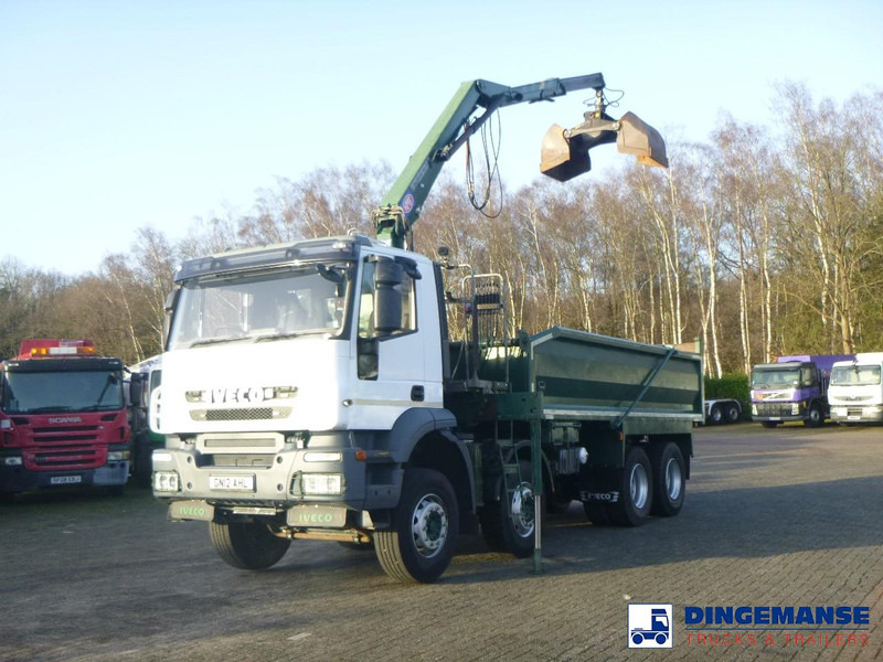Iveco AD340T36 8x4 RHD tipper + HMF 1244 Z1 - Truk derek: gambar 5 Iveco AD340T36 8x4 RHD tipper + HMF 1244 Z1 - Truk derek: gambar 5