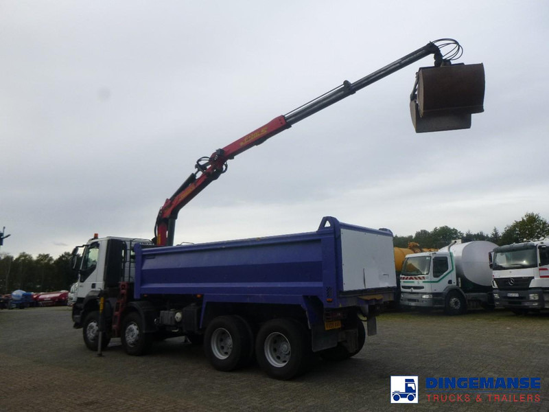 Iveco AD340T36 8x4 RHD tipper + Palfinger E120 plus + grapple - Truk derek: gambar 3 Iveco AD340T36 8x4 RHD tipper + Palfinger E120 plus + grapple - Truk derek: gambar 3