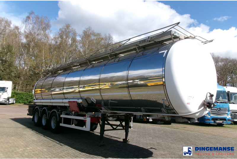 LAG Chemical tank inox 37.5 m3 / 1 comp + pump - Semi-trailer tangki: gambar 2 LAG Chemical tank inox 37.5 m3 / 1 comp + pump - Semi-trailer tangki: gambar 2