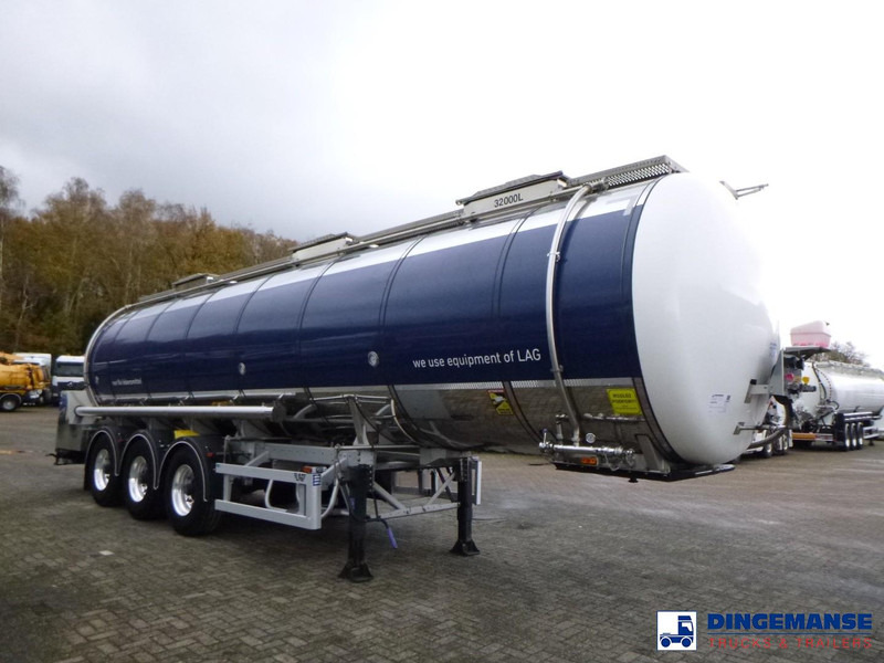 LAG Food tank inox 32 m3 / 3 comp + pump - Semi-trailer tangki: gambar 2 LAG Food tank inox 32 m3 / 3 comp + pump - Semi-trailer tangki: gambar 2
