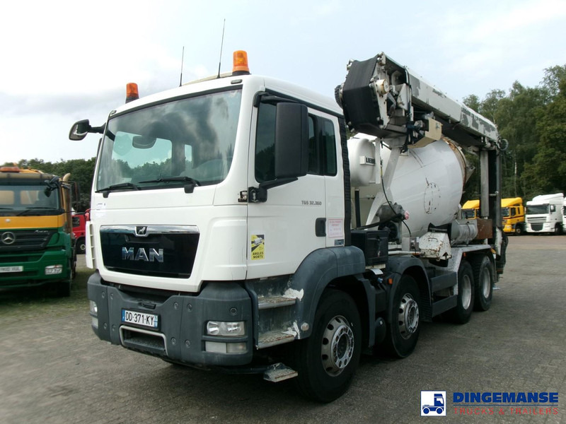 MAN TGS 32.360 8X4 Euro 6 Liebherr concrete mixer 8 m3 + belt - Truk pengaduk beton: gambar 1 MAN TGS 32.360 8X4 Euro 6 Liebherr concrete mixer 8 m3 + belt - Truk pengaduk beton: gambar 1