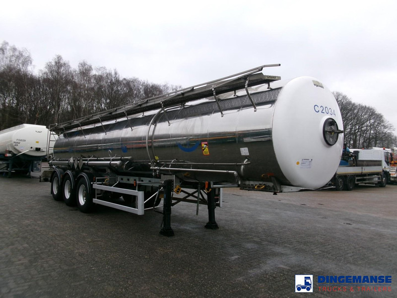 Magyar Chemical tank inox 22.5 m3 / 1 comp - Semi-trailer tangki: gambar 2 Magyar Chemical tank inox 22.5 m3 / 1 comp - Semi-trailer tangki: gambar 2