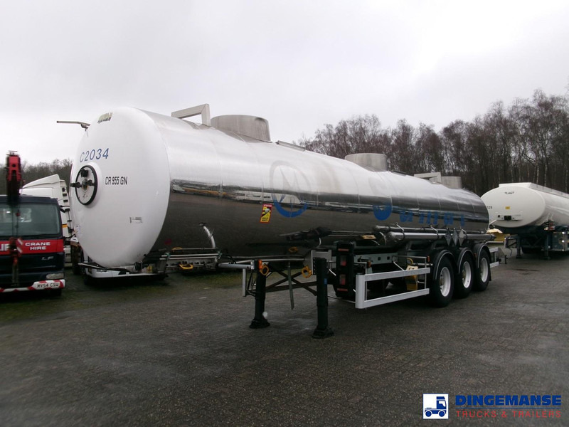 Magyar Chemical tank inox 22.5 m3 / 1 comp - Semi-trailer tangki: gambar 1 Magyar Chemical tank inox 22.5 m3 / 1 comp - Semi-trailer tangki: gambar 1
