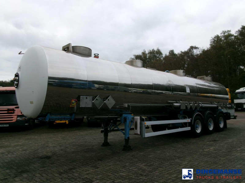 Magyar Chemical tank inox L4BH 33.5 m3 / 3 comp - Semi-trailer tangki: gambar 1 Magyar Chemical tank inox L4BH 33.5 m3 / 3 comp - Semi-trailer tangki: gambar 1