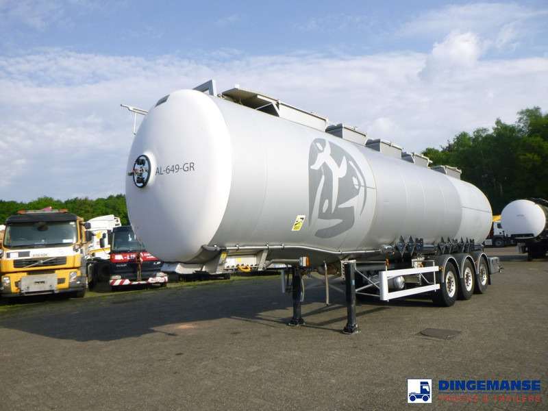 Semi-trailer tangki Magyar Chemical tank inox L4BH 44.5 m3 / 3 comp: gambar 1
