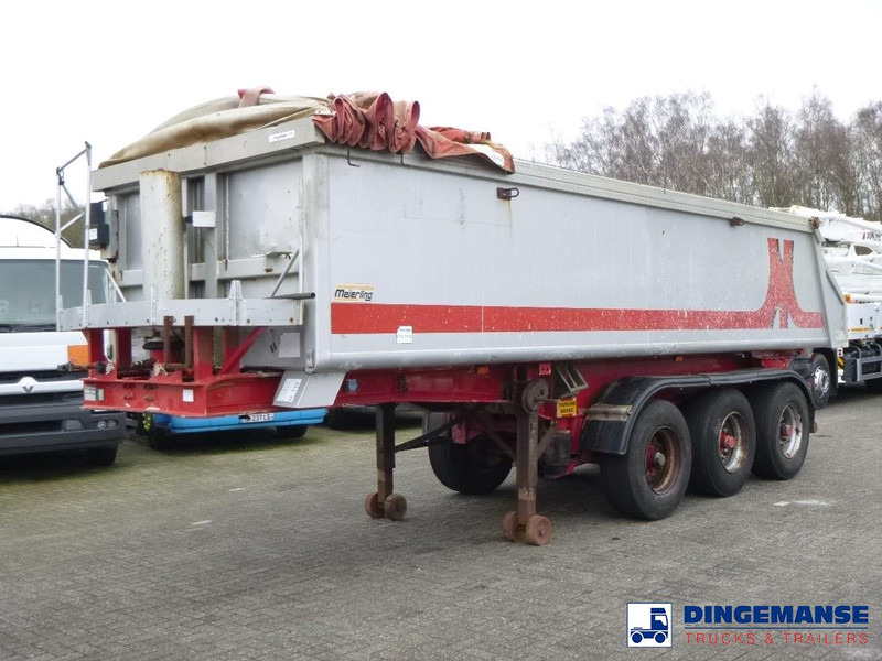 Meierling Tipper trailer alu 21 m3 + tarpaulin - Semi-trailer jungkit: gambar 1 Meierling Tipper trailer alu 21 m3 + tarpaulin - Semi-trailer jungkit: gambar 1