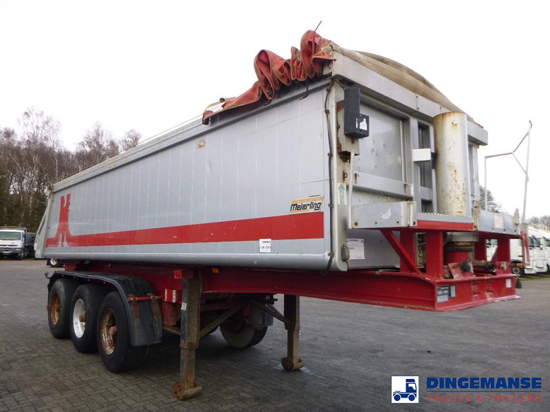 Meierling Tipper trailer alu 21 m3 + tarpaulin - Semi-trailer jungkit: gambar 2 Meierling Tipper trailer alu 21 m3 + tarpaulin - Semi-trailer jungkit: gambar 2