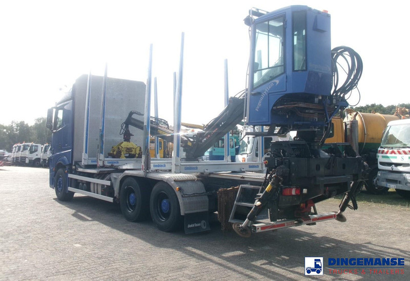 Mercedes-Benz Actros 2663 6x4 Euro 6 loglift F96 crane timber truck - Truk derek: gambar 3 Mercedes-Benz Actros 2663 6x4 Euro 6 loglift F96 crane timber truck - Truk derek: gambar 3